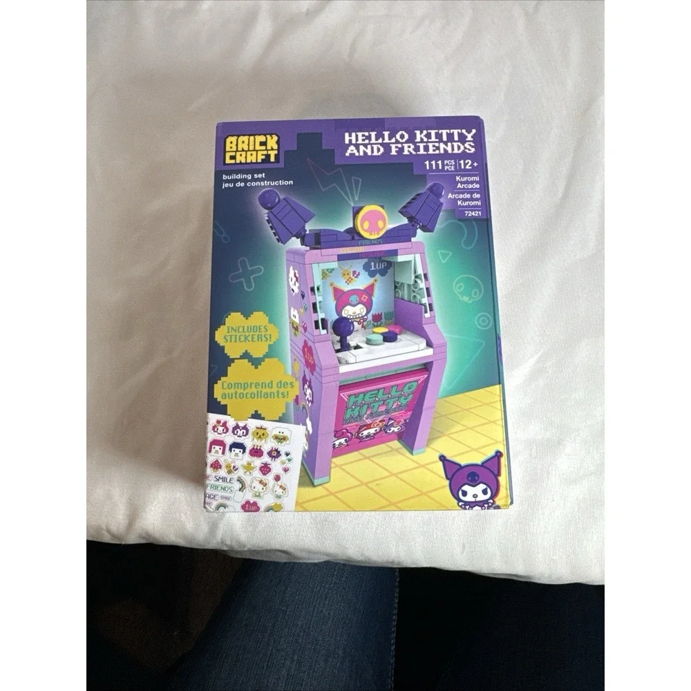 BrickCraft Hello Kitty Kuromi‎ Arcade 72421 111pc Building Set 12+ w Stickers